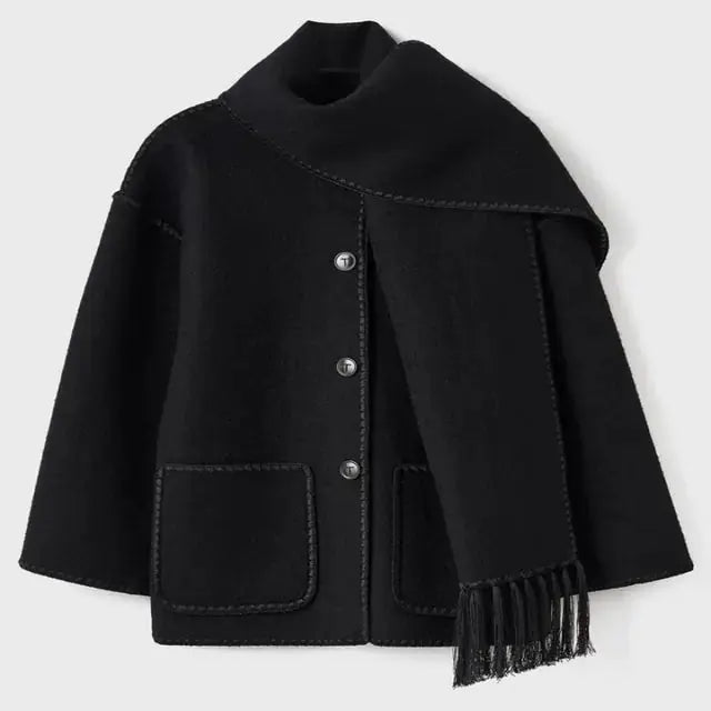Veste élégante pour femme style col châle