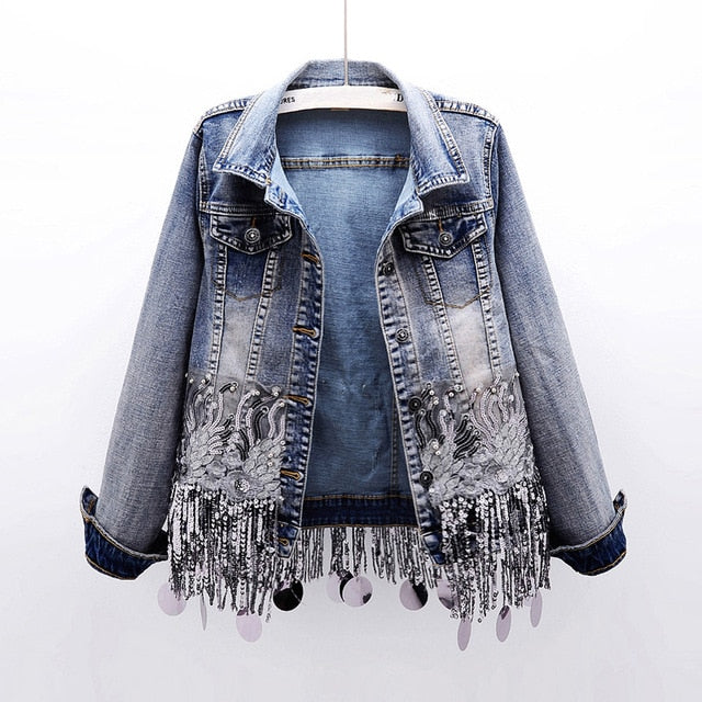 Veste en jean pour femme Confortable Sportive
