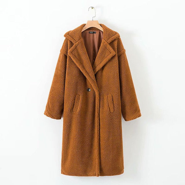 Manteau en fausse fourrure élégant pour femmes