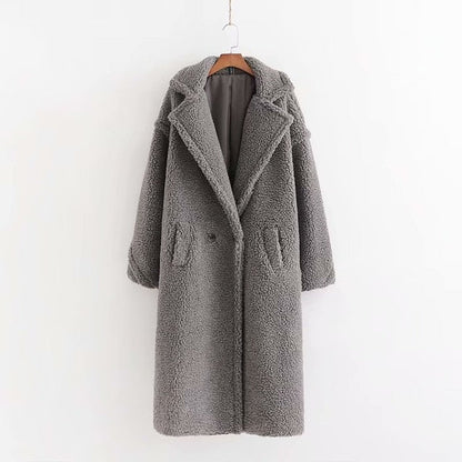 Manteau en fausse fourrure élégant pour femmes