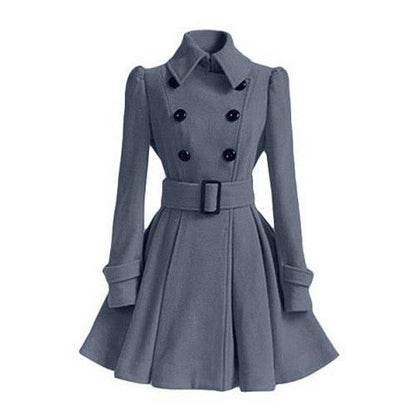 Trench-coat coupe-vent chic pour femme