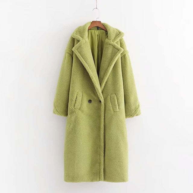 Manteau en fausse fourrure élégant pour femmes