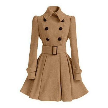Trench-coat coupe-vent chic pour femme