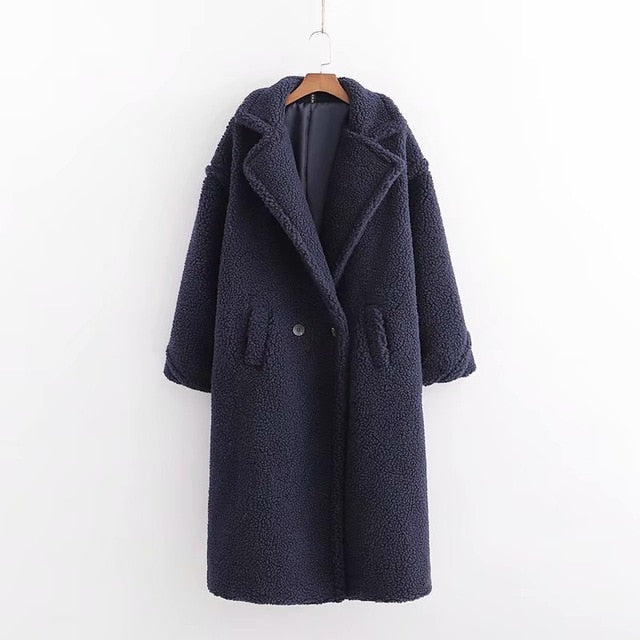 Manteau en fausse fourrure élégant pour femmes