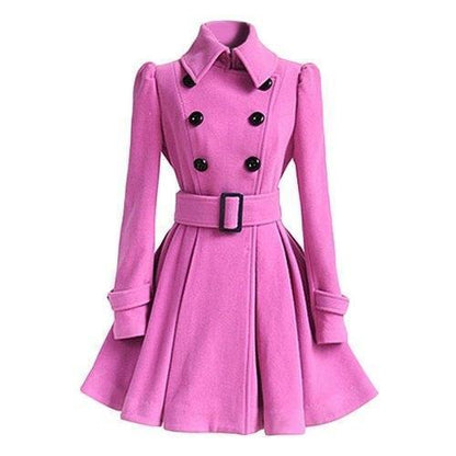 Trench-coat coupe-vent chic pour femme