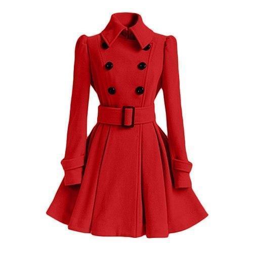 Trench-coat coupe-vent chic pour femme