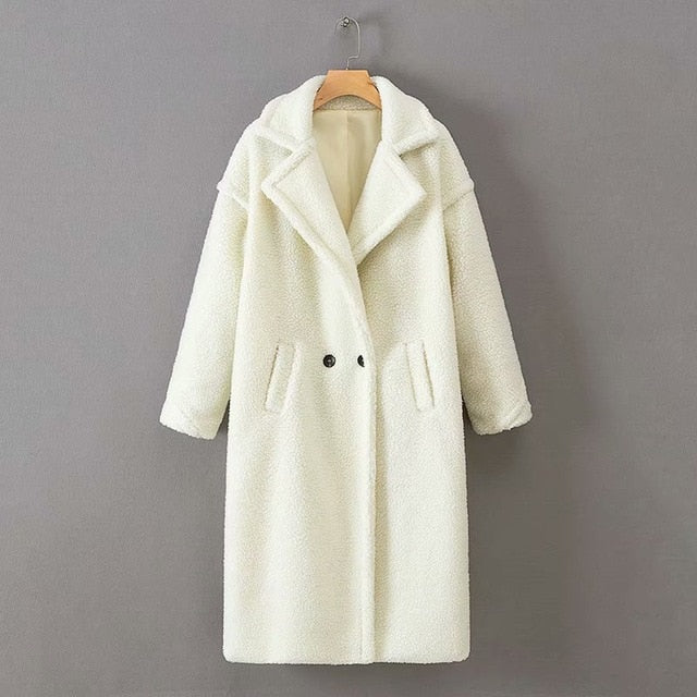 Manteau en fausse fourrure élégant pour femmes