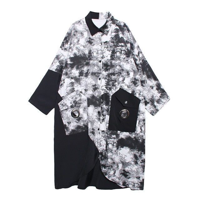 Stylischer Trenchcoat Nachthimmel Design - IdealeKleiden
