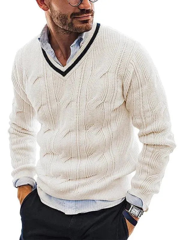 Pull tendance homme coupe slim sweatshirt