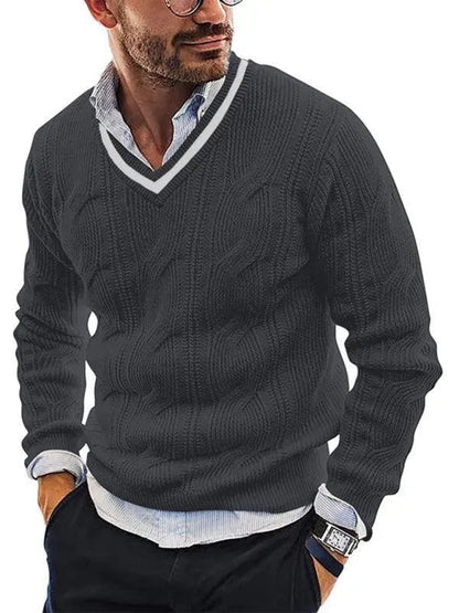Pull tendance homme coupe slim sweatshirt