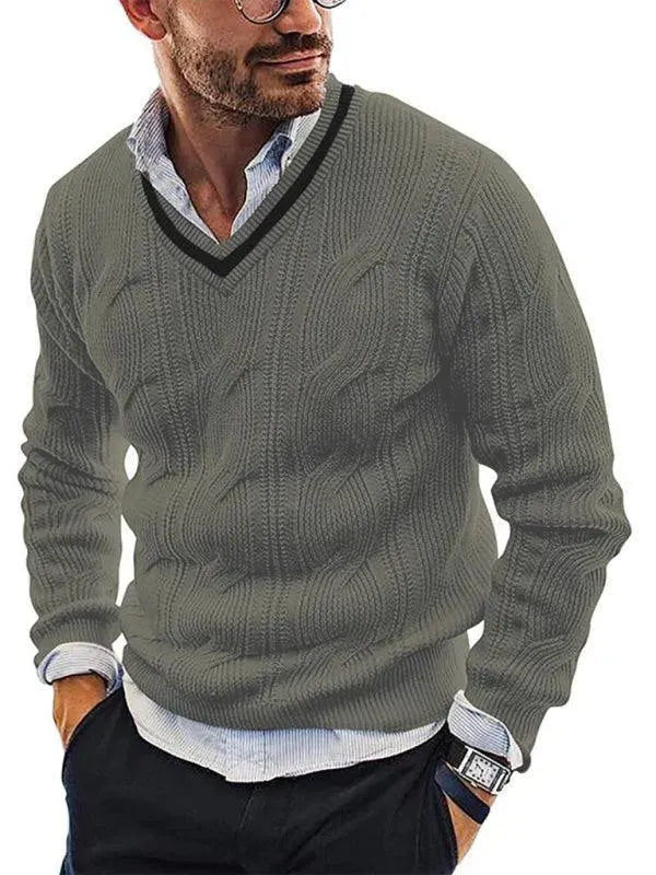 Pull tendance homme coupe slim sweatshirt