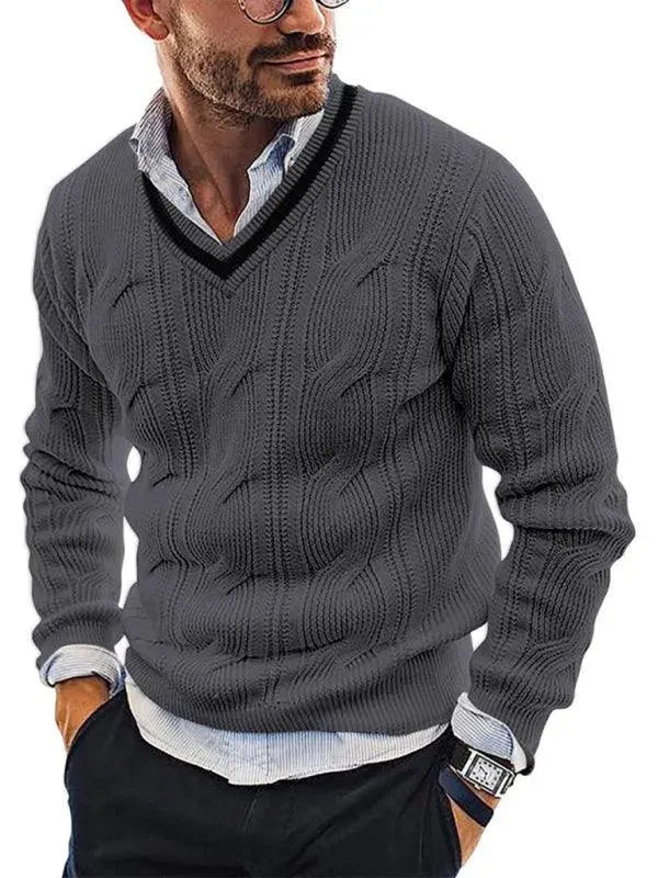 Pull tendance homme coupe slim sweatshirt