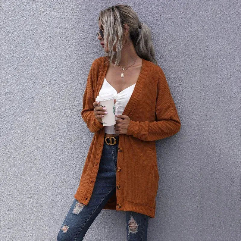 Gilet doux en maille pour femme