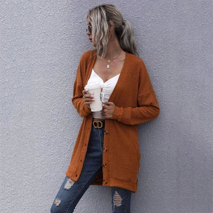 Gilet doux en maille pour femme