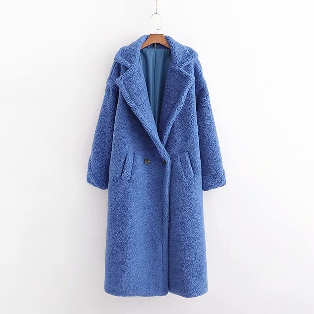 Manteau en fausse fourrure élégant pour femmes