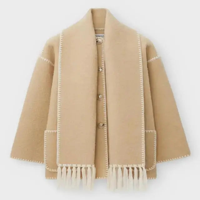 Veste élégante pour femme style col châle