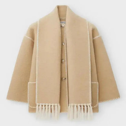 Veste élégante pour femme style col châle