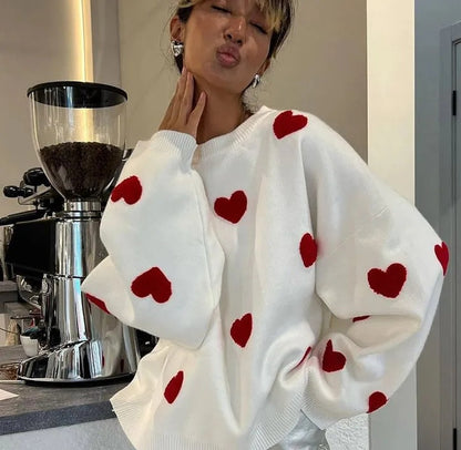 Pull en maille oversize tendance pour femme