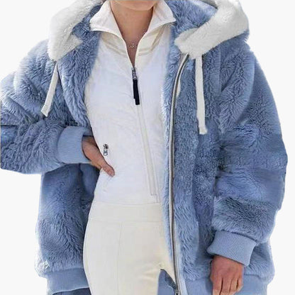 Veste d'hiver élégante à rayures