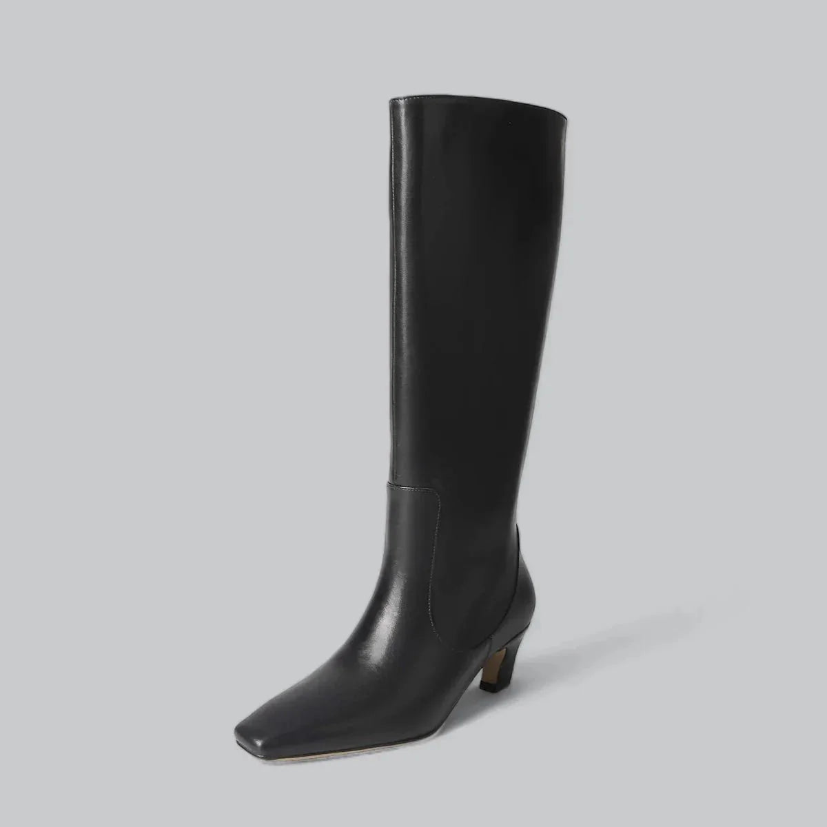 Damen Stiefel Echtleder Spitze Spitze - IdealeKleiden