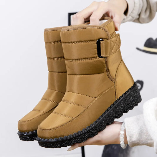 Rutschfeste Winterstiefel Damen Warm - IdealeKleiden