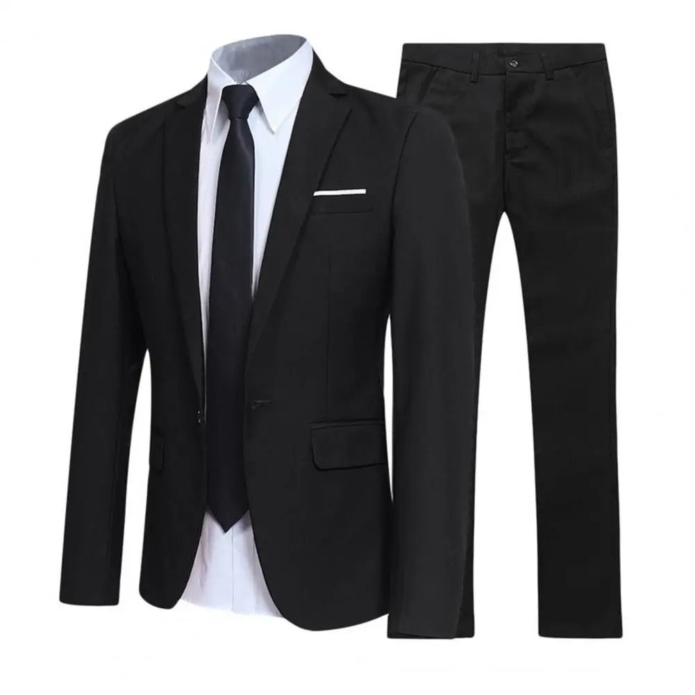 Herren Anzug Slim Fit Zweiteiler - IdealeKleiden