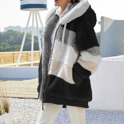 Grand manteau grande taille pour femme, élégant