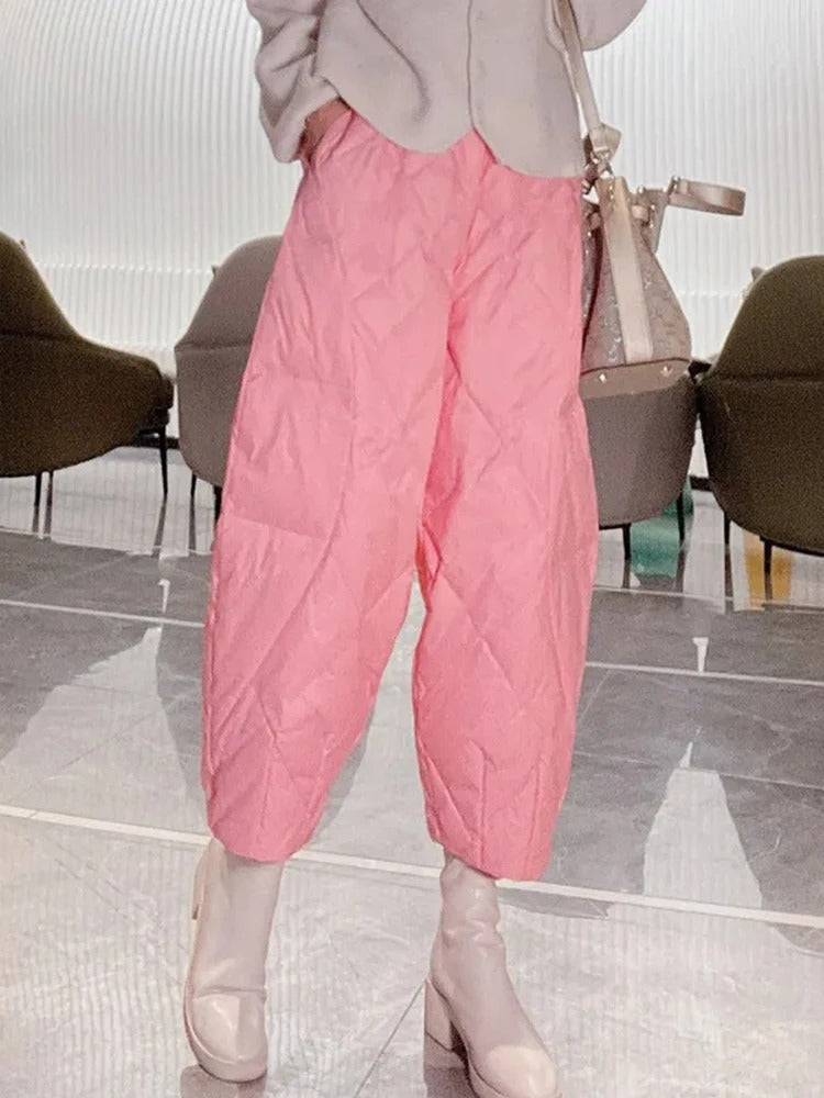 Ensemble pantalon chaud d'hiver en coton doux