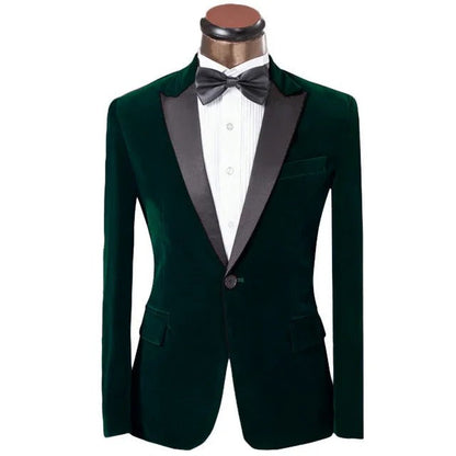 Veste d'été pour homme coupe slim revers contrasté