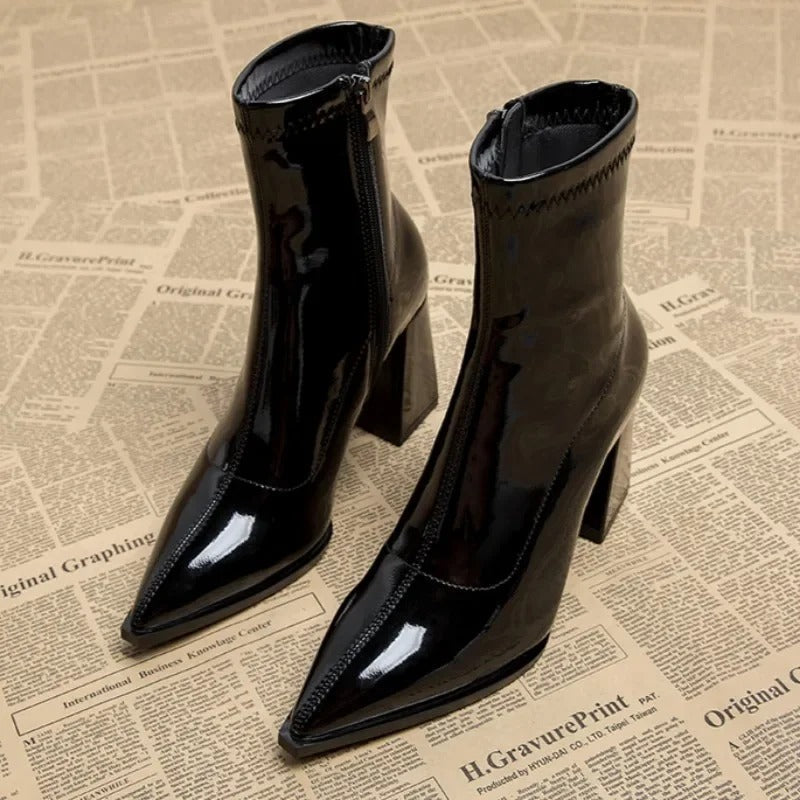 Bottes d'hiver chaudes grande taille velours