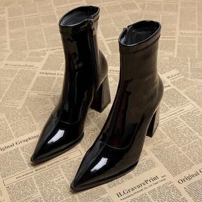 Bottes d'hiver chaudes grande taille velours