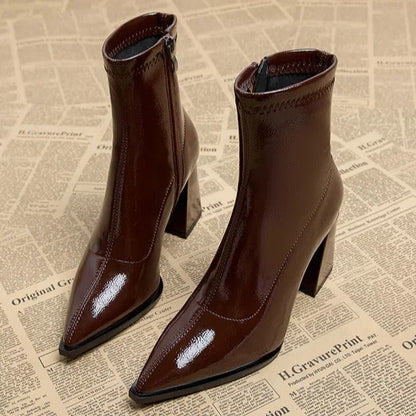 Bottes d'hiver chaudes grande taille velours