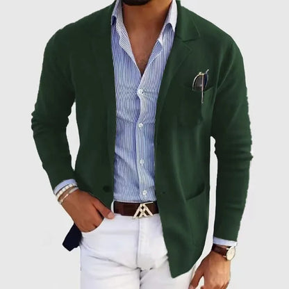 Blazer homme coupe slim avec poche poitrine