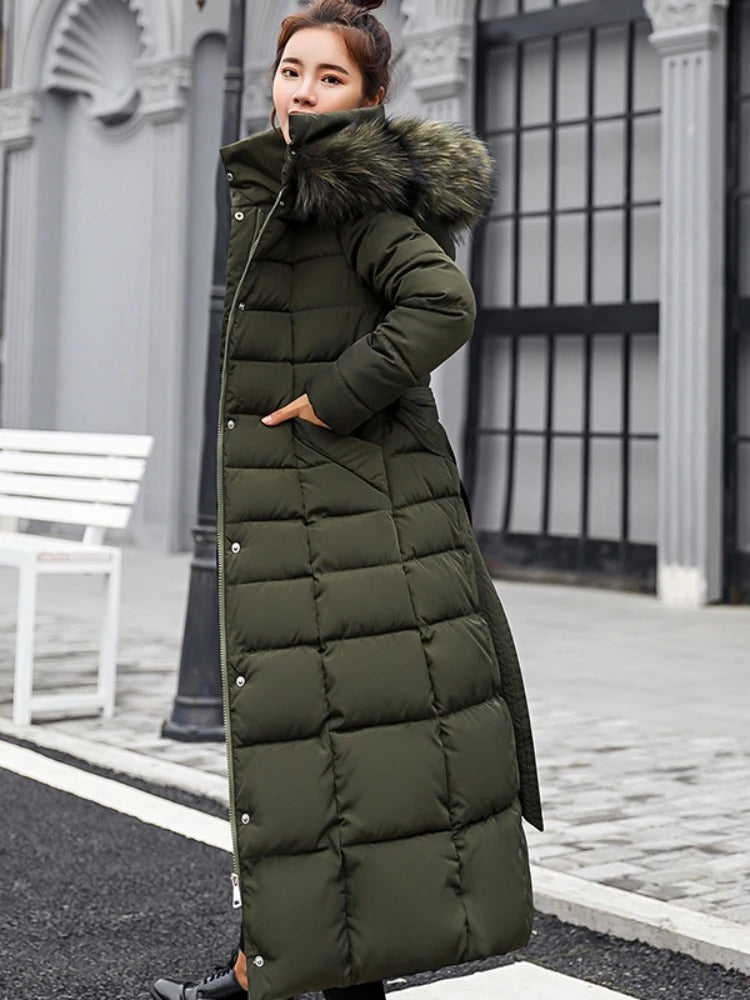 Veste d'hiver douce - Parka matelassée pour femme