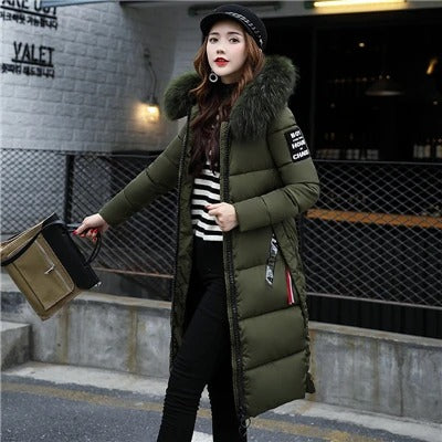 Élégante veste d'hiver pour femme Chaude et stylée
