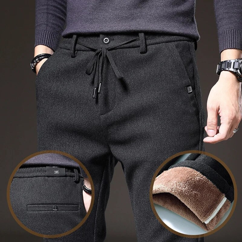 Pantalon polaire homme Chaud Confortable Pantalons d'hiver