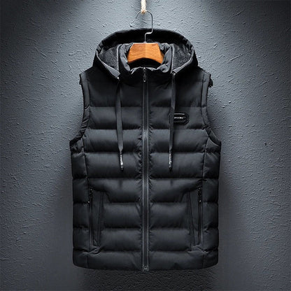Doudoune sans manches chaude pour homme