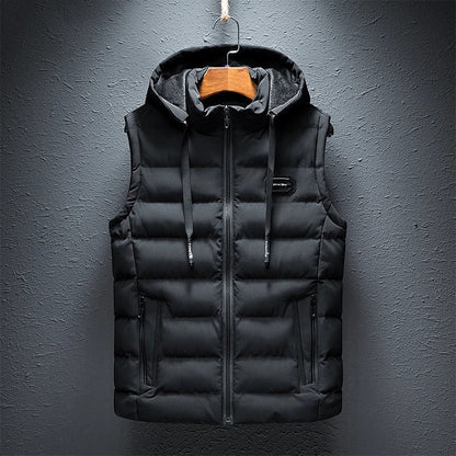 Bodywarmer pratique avec capuche