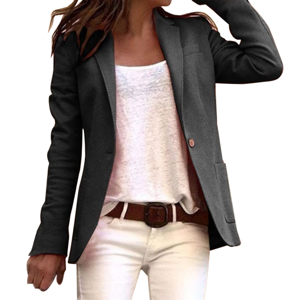 Blazer élégant coupe ajustée qualité luxe