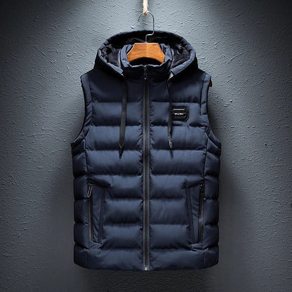 Bodywarmer pratique avec capuche