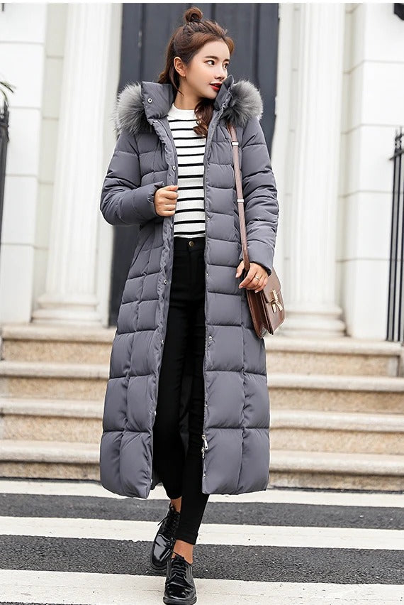 Veste d'hiver douce - Parka matelassée pour femme