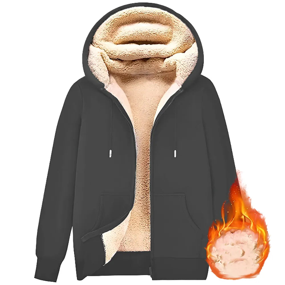Pull d'hiver à capuche chaud pour homme