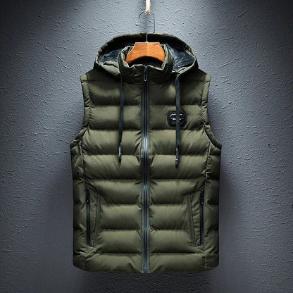 Doudoune sans manches chaude pour homme
