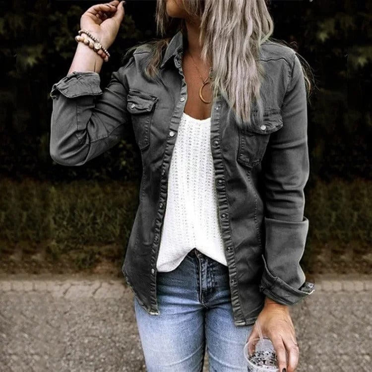 Stylische Damenjacke Modern Schnitt - IdealeKleiden