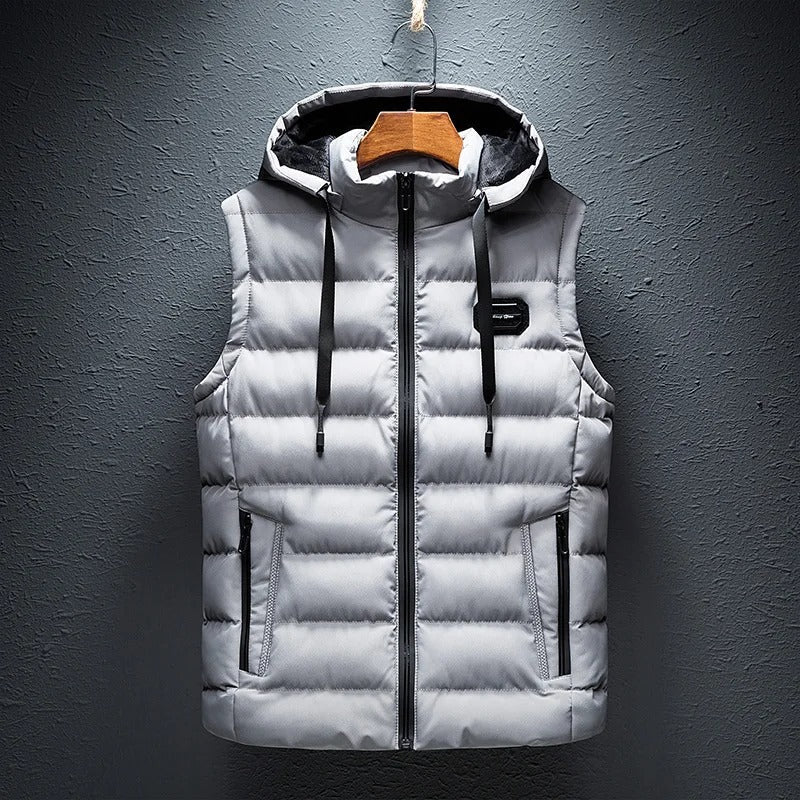 Bodywarmer pratique avec capuche