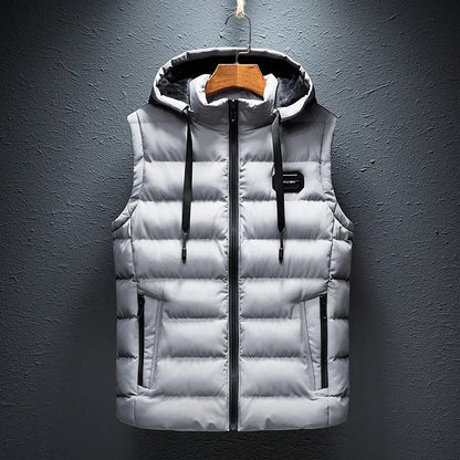 Bodywarmer pratique avec capuche