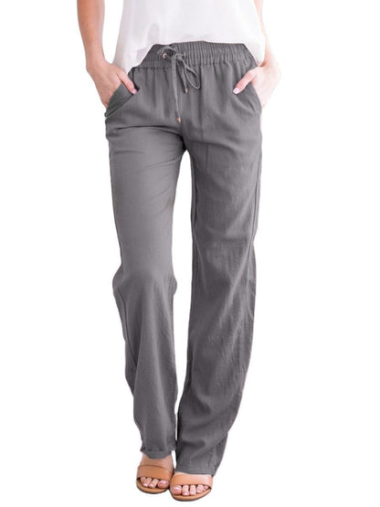 Pantalon de loisirs confortable légèrement élastique
