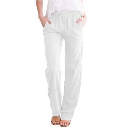 Pantalon de loisirs confortable légèrement élastique