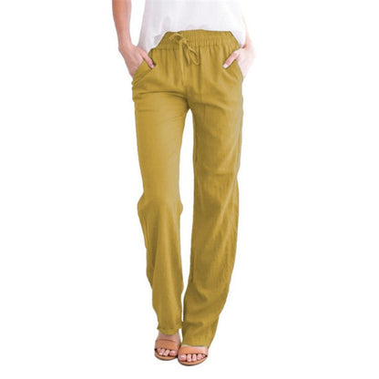 Pantalon de loisirs confortable légèrement élastique