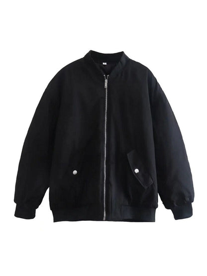 Bomber réversible oversize pour femme